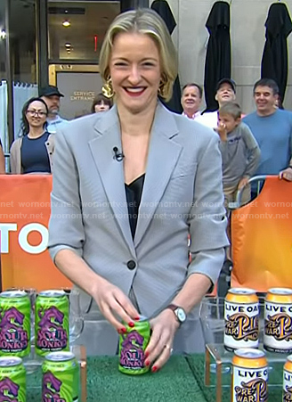 Vanessa Price’s grey suit on Today