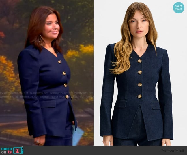 Veronica Beard Cynthia Jacket worn by Ana Navarro on The View