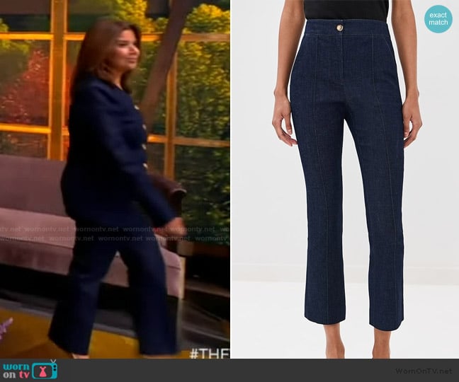 Veronica Beard Kimra Kick-Flare Pant worn by Ana Navarro on The View