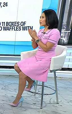 Vicky's pink and blue ombre pumps on Today