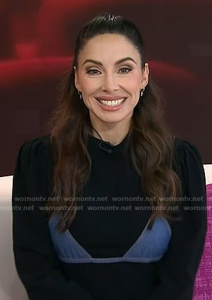 Whitney Cummings’s black denim dress on Today