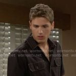 Will’s black shirt on The Bold and the Beautiful