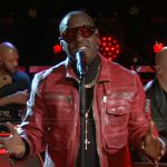 Johnny Gill’s red leather jacket on The Kelly Clarkson Show
