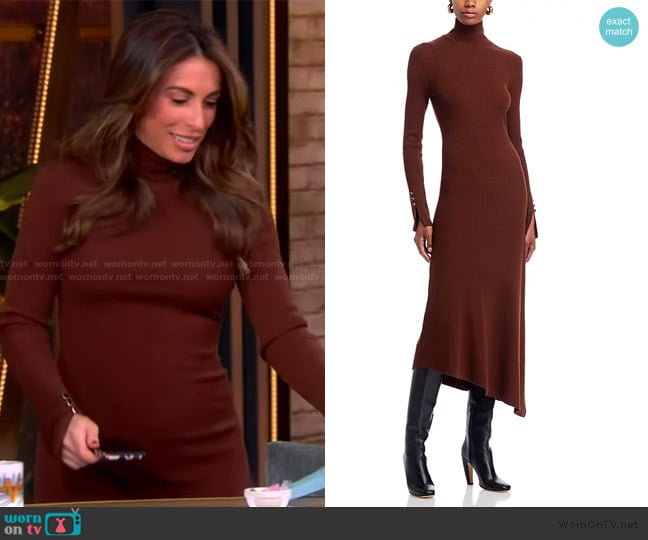 A.L.C. Jett Ribbed Dress worn by Alyssa Farah Griffin on The View