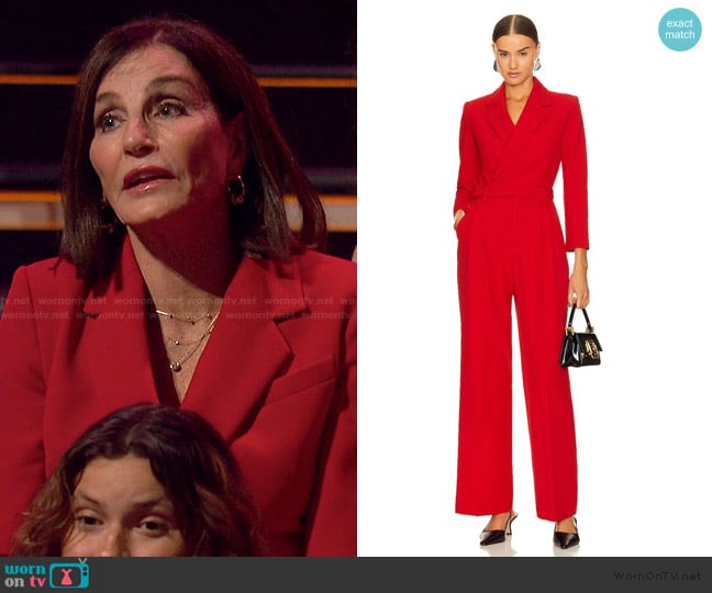 A.L.C. Tatum Jumpsuit worn by Kathy Swarts on The Golden Bachelor