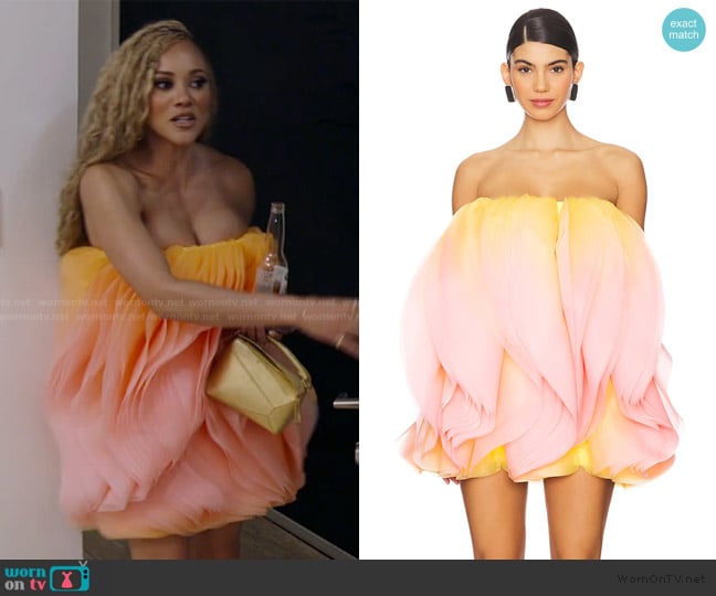 Acler Otley Mini Dress worn by Ashley Darby on The Real Housewives of Potomac