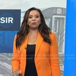 Aelle’s orange blazer on Today