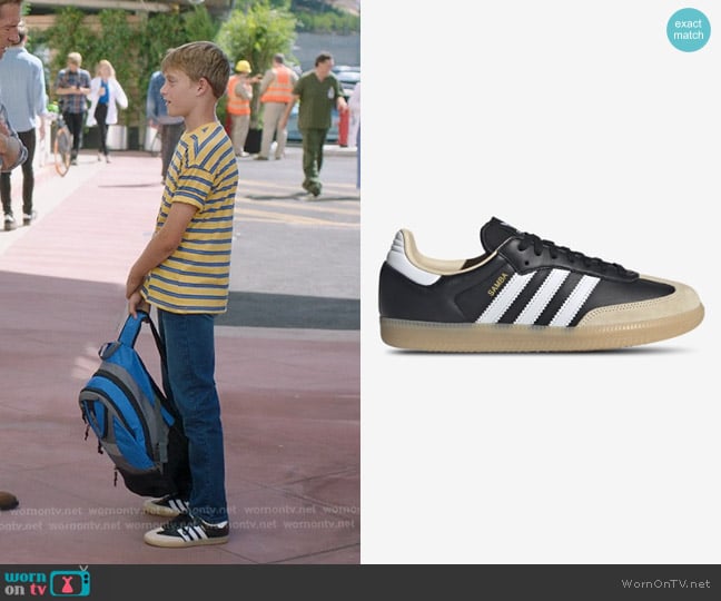 Adidas Gender Inclusive Samba OG Sneaker in White/Core Black worn by Derek Bailey Shepherd (Ryder Nolan Goodstadt) on Greys Anatomy