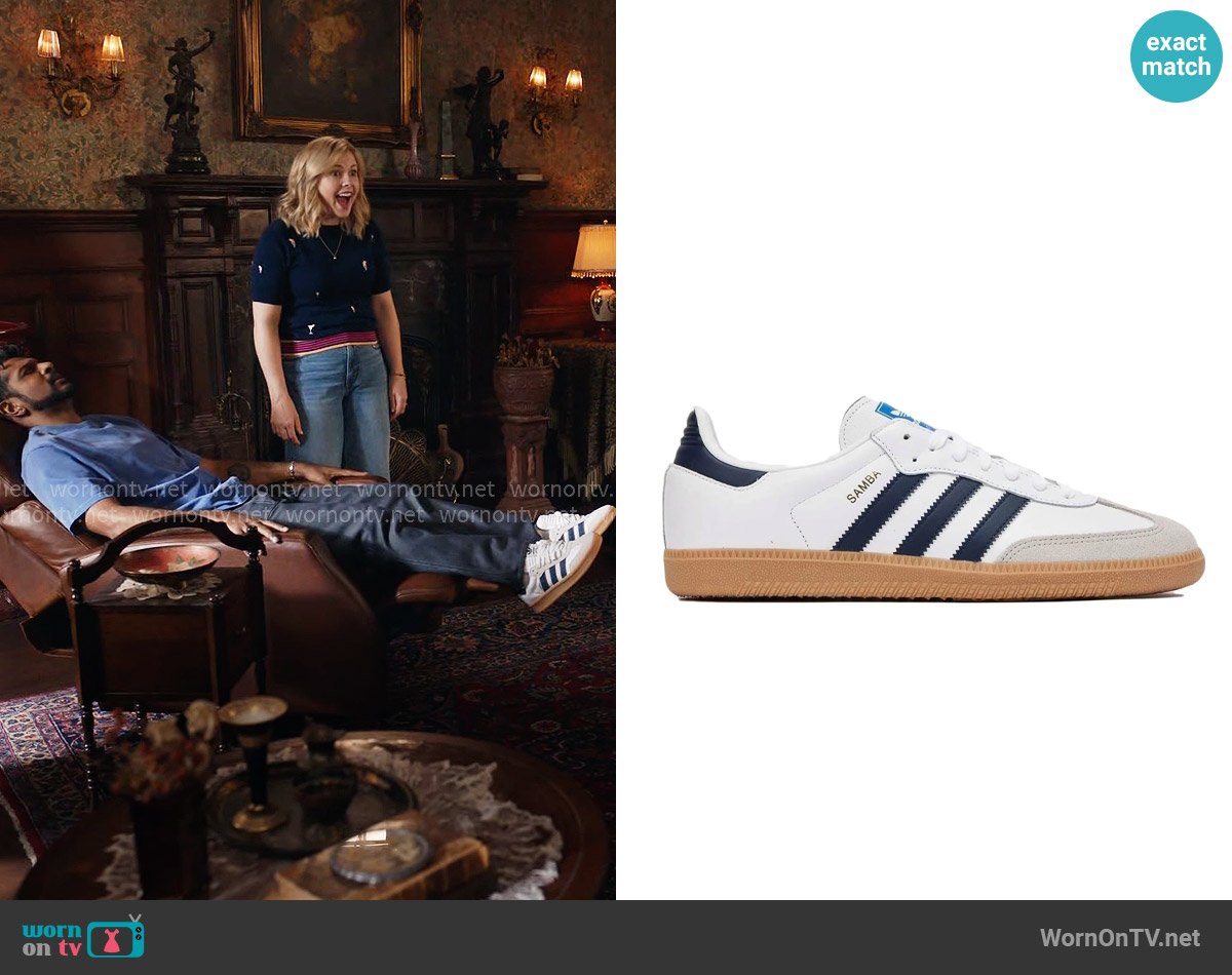 Adidas Samba Shoes worn by Jay (Utkarsh Ambudkar) on Ghosts