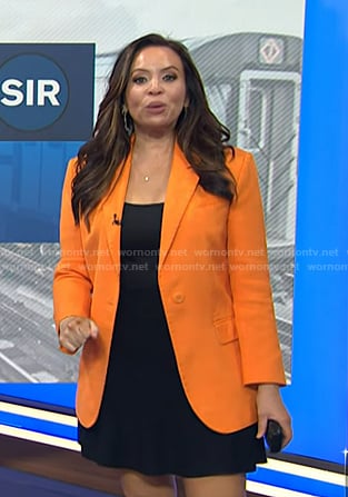 Aelle's orange blazer on Today