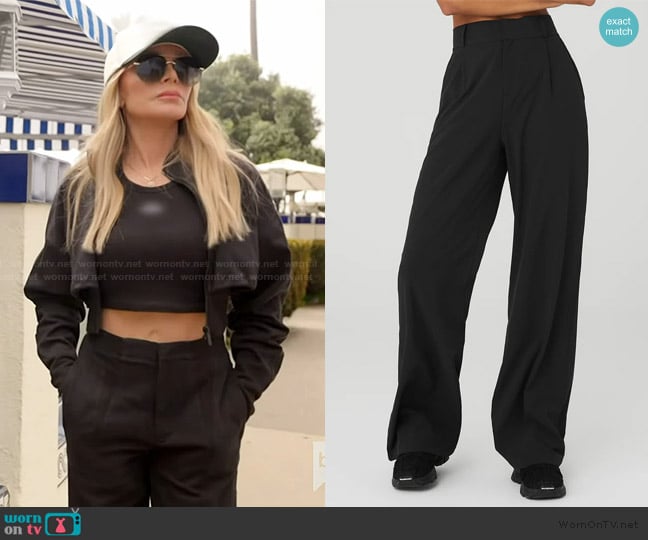 Alo High-Waist Dreamscape Trouser worn by Tamra Judge on The Real Housewives of Orange County