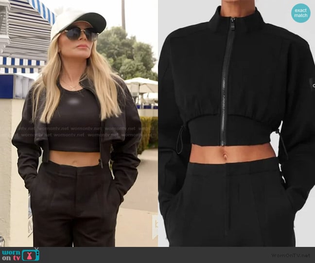 Alo Point Moto Jacket worn by Tamra Judge on The Real Housewives of Orange County