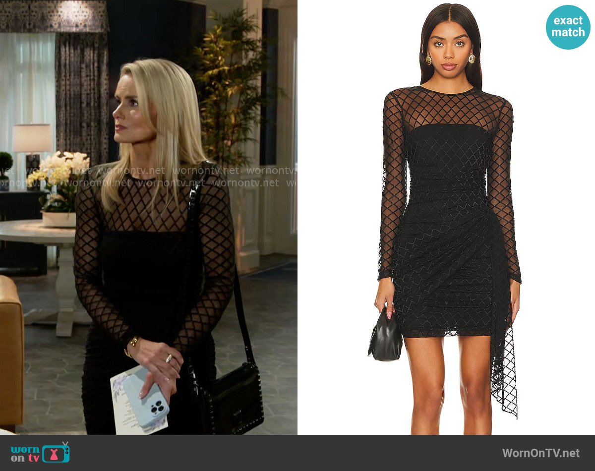 Amanda Uprichard Jasmine Mini Dress worn by Vanessa McBride (Lauren Buglioli) on Beyond the Gates