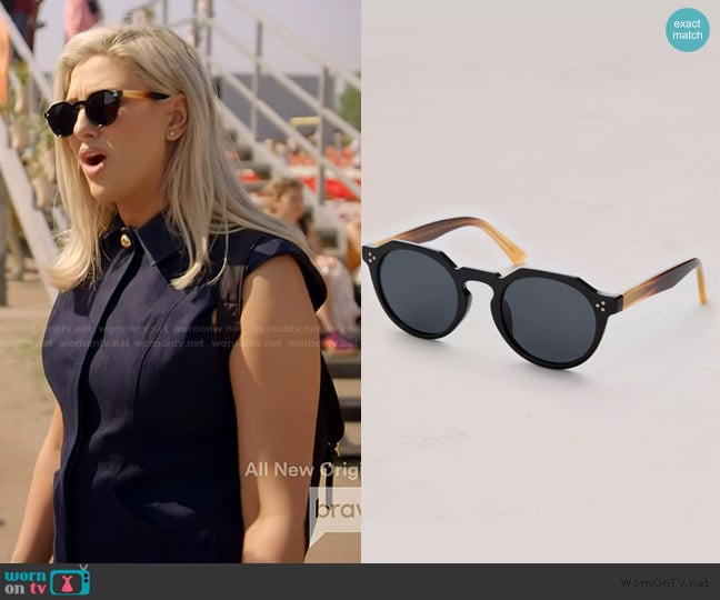 American Eagle Ryan Simkahi Shay Sunglasses worn by Gina Kirschenheiter on The Real Housewives of Orange County