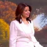 Ana’s white blazer and pants on The View