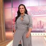 Ashley Graham’s gray plaid shirtdress on Sherri