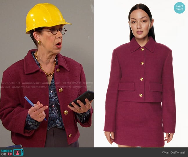 Babaton Frances Jacket worn by Rita Lesley (Maggie Carney) on Days of our Lives