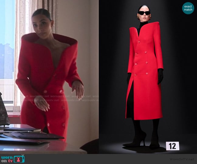 Balenciaga Couture Collection Dress worn by Kim Kardashian (Kim Kardashian) on The Kardashians