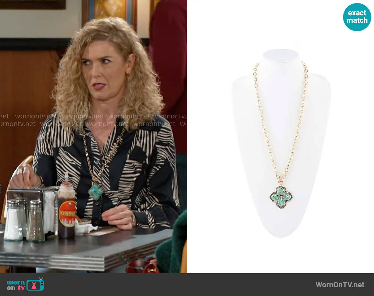 Jan’s pendant necklace on Beyond the Gates