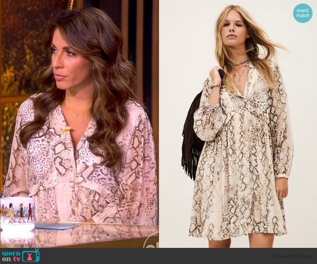 Ba&sh Simba Dress worn by Alyssa Farah Griffin on The View
