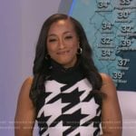 Brittany Bell’s houndstooth dress on Good Morning America