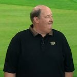 Brian Baumgartner’s black polo on Today