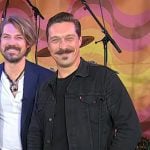 Isaac Hanson’s black denim jacket on Today