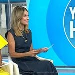 Savannah's blue floral heel sandals on Today