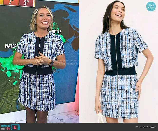 Boss Dosola Mini Dress worn by Dylan Dreyer on Today