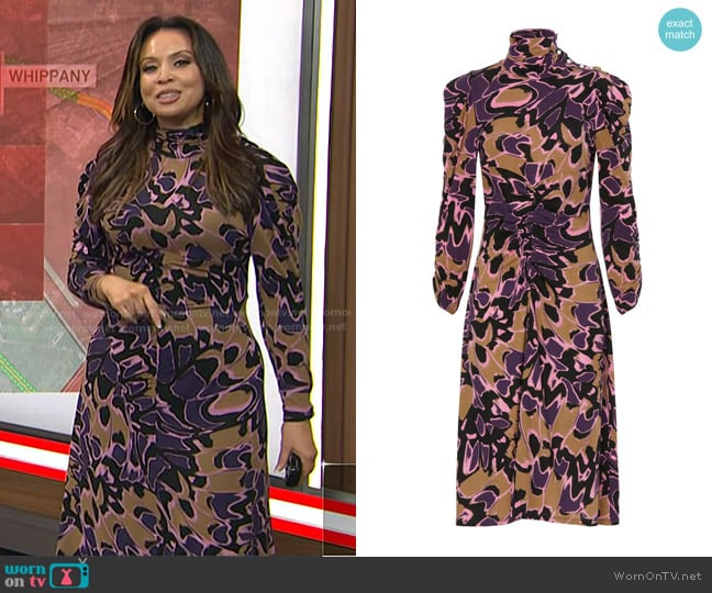 Boss Esabela Dress worn by Adelle Caballero on Today
