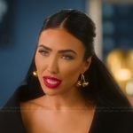 Bre’s gold cherry earrings on Selling Sunset