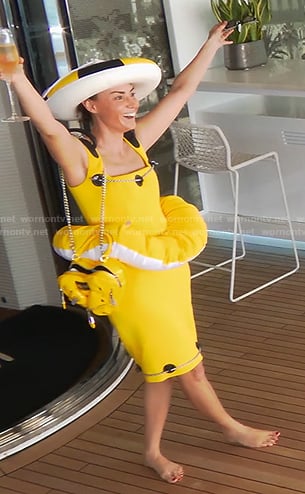 Bronwyn's yellow dress on The Real Housewives of Salt Lake City