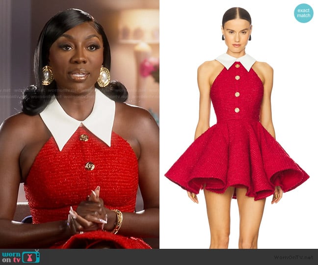 Bronx and Banco Dakota Mini Dress worn by Wendy Osefo on The Real Housewives of Potomac