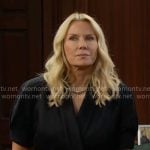 Brooke’s short puff sleeve jacket on The Bold and the Beautiful