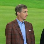 Cooper Manning’s brown plaid blazer on Today