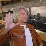 Jon Bon Jovi’s brown leather jacket on Today