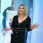 Jenna’s black button front dress on Today