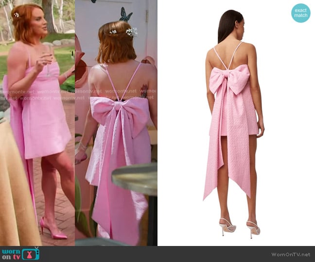 By Johnny Marilyn Bow Back Mini Dress worn by Whitney Rose on The Real Housewives of Salt Lake City