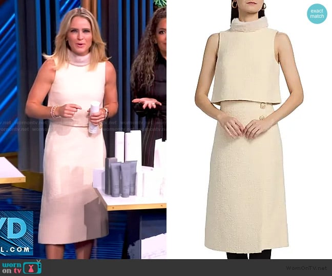Sara’s white tweed skirt on The View Sara’s white tweed skirt on The View