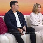 Carson Daly’s white sneakers on Today