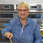 Lidia Bastianich’s chambray shirt on Today