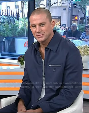 Channing Tatum’s navy jacket on Today