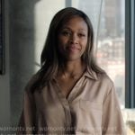 Chris’s cropped silk pajamas on The Morning Show