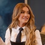 Chrishell's black vest on Selling Sunset