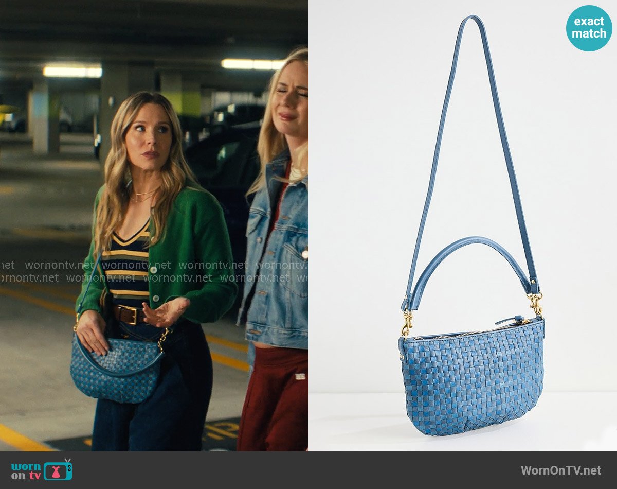 Clare V Petit Moyen Messenger Bag worn by Joanne (Kristen Bell) on Nobody Wants This