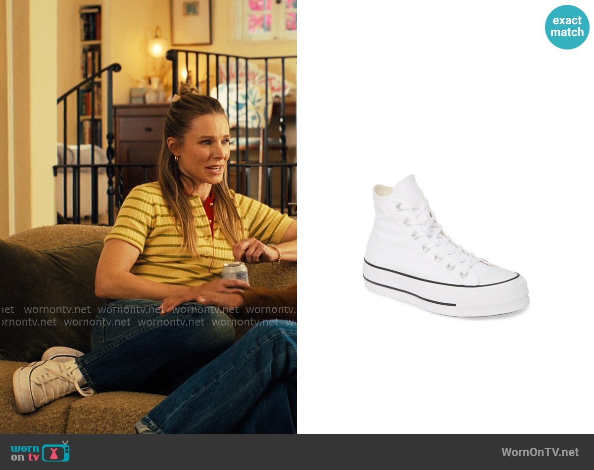 Converse Chuck Taylor® All Star® Lift High Top Platform Sneaker worn by Joanne (Kristen Bell) on Nobody Wants This
