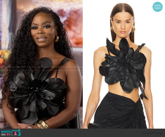 Cult Gaia Gabriela Top worn by Keiarna Stewart on The Real Housewives of Potomac