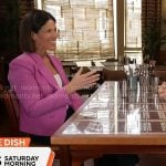 Dana Jacobson's pink blazer and sneakers on CBS Mornings