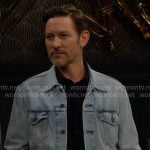 Daniel’s denim jacket on The Young and the Restless