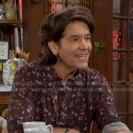 Danny’s leopard print shirt on The Young and the Restless